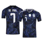 DE PAUL #7 Argentina Away Soccer Jersey World Cup 2026 Black - thejerseys
