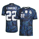 L. MARTÍNEZ #22 Player Version Argentina Away Soccer Jersey World Cup 2026 Black - thejerseys