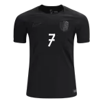 SØRLOTH #7 Norway Away Soccer Jersey World Cup 2026 Black - thejerseys
