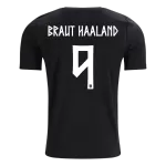 BRAUT HAALAND #9 Norway Away Soccer Jersey World Cup 2026 Black - thejerseys