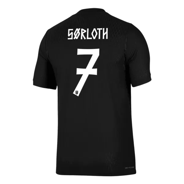 SØRLOTH #7 Player Version Norway Away Soccer Jersey World Cup 2026 Black - thejerseys