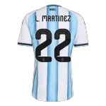 L.MARTINEZ #22 Argentina Home Match Jersey Player Version World Cup 2026 - thejerseys