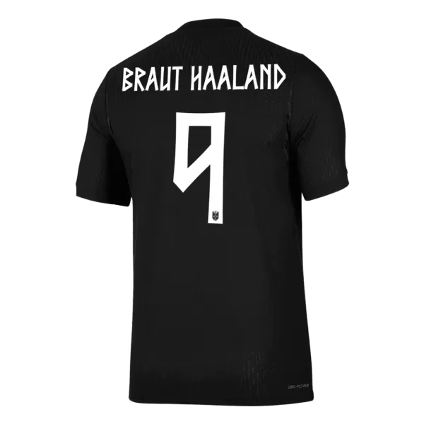 BRAUT HAALAND #9 Player Version Norway Away Soccer Jersey World Cup 2026 Black - thejerseys