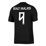 BRAUT HAALAND #9 Player Version Norway Away Soccer Jersey World Cup 2026 Black - thejerseys