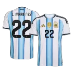 L.MARTINEZ #22 Argentina Home Jersey World Cup 2026 - [Super Quality] - thejerseys