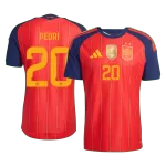 PEDRI #20 Player Version Spain Champion Edition Home Soccer Jersey World Cup 2026 Red - thejerseys