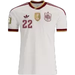 CUBARSÍ #22 Spain Champion Edition Away Soccer Jersey World Cup 2026 White - thejerseys