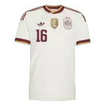 RODRIGO #16 Spain Champion Edition Away Soccer Jersey World Cup 2026 White - thejerseys