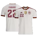 CUBARSÍ #22 Spain Champion Edition Away Soccer Jersey World Cup 2026 White - thejerseys