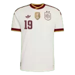 LAMINE YAMAL #19 Player Version Spain Champion Edition Away Soccer Jersey World Cup 2026 White - thejerseys