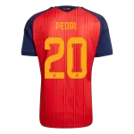 PEDRI #20 Spain Champion Edition Home Soccer Jersey World Cup 2026 Red - thejerseys