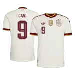 GAVI #9 Player Version Spain Champion Edition Away Soccer Jersey World Cup 2026 White - thejerseys