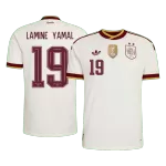 LAMINE YAMAL #19 Player Version Spain Champion Edition Away Soccer Jersey World Cup 2026 White - thejerseys