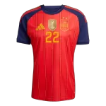 CUBARSÍ #22 Player Version Spain Champion Edition Home Soccer Jersey World Cup 2026 Red - thejerseys