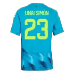 UNAI SIMÓN #23 Spain Goalkeeper Soccer Jersey World Cup 2026 Blue - thejerseys