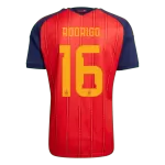 RODRIGO #16 Spain Champion Edition Home Soccer Jersey World Cup 2026 Red - thejerseys