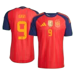 GAVI #9 Player Version Spain Champion Edition Home Soccer Jersey World Cup 2026 Red - thejerseys