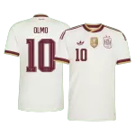 OLMO #10 Spain Champion Edition Away Soccer Jersey World Cup 2026 White - thejerseys