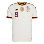 GAVI #9 Player Version Spain Champion Edition Away Soccer Jersey World Cup 2026 White - thejerseys