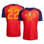 CUBARSÍ #22 Player Version Spain Champion Edition Home Soccer Jersey World Cup 2026 Red - thejerseys