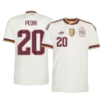 PEDRI #20 Spain Champion Edition Away Soccer Jersey World Cup 2026 White - thejerseys