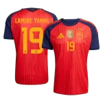 LAMINE YAMAL #19  Player Version Spain Champion Edition Home Soccer Jersey World Cup 2026 Red - thejerseys