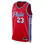 Men's Philadelphia 76ers Lebron James #23 Red Swingman Jersey - Statement Edition - thejerseys