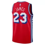 Men's Philadelphia 76ers Lebron James #23 Red Swingman Jersey - Statement Edition - thejerseys