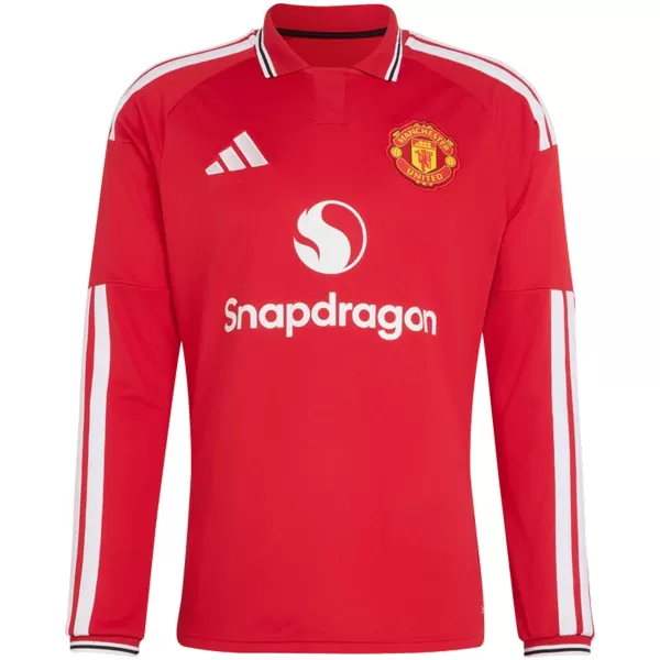 Manchester United Home Long Sleeve Jersey 2025/26 - thejerseys