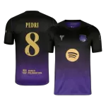 PEDRI #8 Barcelona x Kobe Bryant Away Soccer Jersey 2026/27 Black/Purple- UCL - thejerseys
