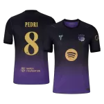 PEDRI #8 Player Version Barcelona x Kobe Bryant Away Soccer Jersey 2026/27 Black/Purple - UCL - thejerseys