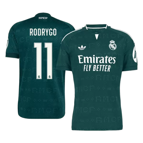 RODRYGO #11 Real Madrid Away Soccer Jersey 2026/27 Green - thejerseys