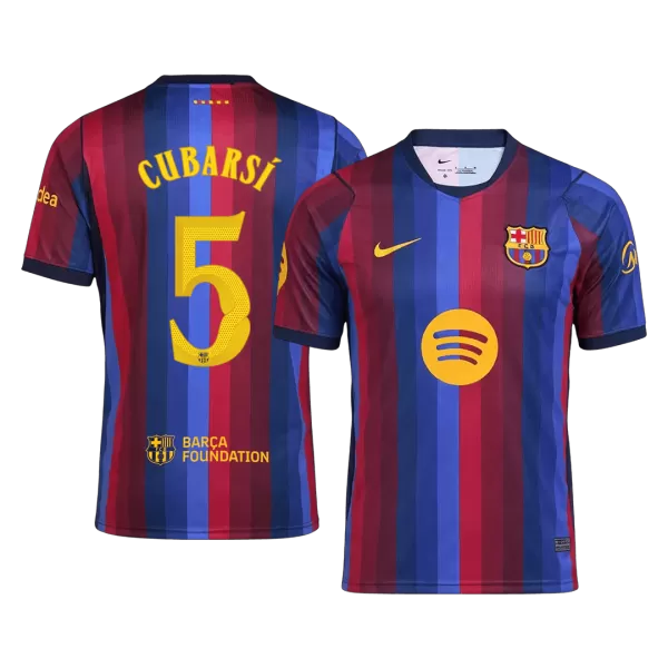 CUBARSÍ #5 Barcelona Home Jersey 2026/27 - UCL - [Super Quality] - thejerseys