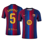 CUBARSÍ #5 Men Player Version Barcelona Home Soccer Jersey 2026/27 Red&Blue - thejerseys