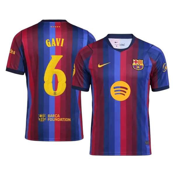 GAVI #6 Barcelona Home Jersey 2026/27 - UCL - [Super Quality] - thejerseys