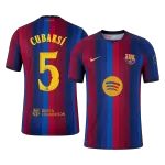CUBARSÍ #5 Men Player Version Barcelona Home Soccer Jersey 2026/27 Red&Blue - UCL - thejerseys