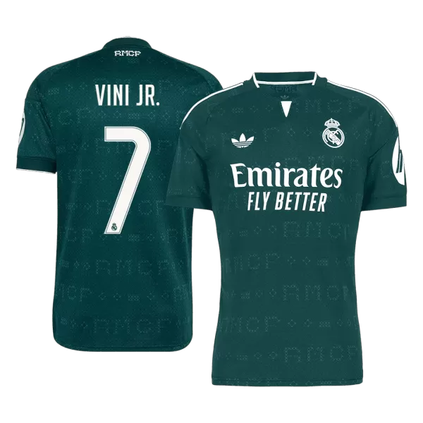 VINI JR. #7 Real Madrid Away Soccer Jersey 2026/27 Green - thejerseys