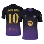 LAMINE YAMAL #10 Player Version Barcelona x Kobe Bryant Away Soccer Jersey 2026/27 Black/Purple - UCL - thejerseys