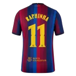 RAPHINHA #11 Men Player Version Barcelona Home Soccer Jersey 2026/27 Red&Blue - UCL - thejerseys