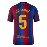CUBARSÍ #5 Men Player Version Barcelona Home Soccer Jersey 2026/27 Red&Blue - thejerseys