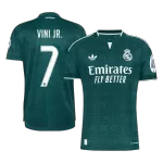 VINI JR. #7 Player Version Real Madrid Away Soccer Jersey 2026/27 Green - thejerseys