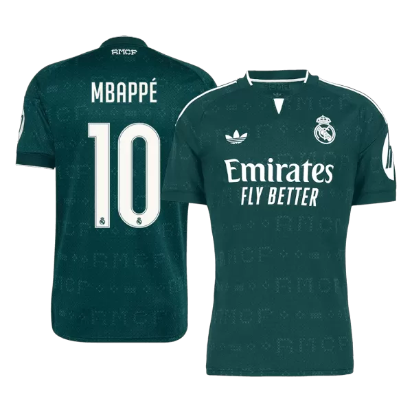 MBAPPÉ #10 Real Madrid Away Soccer Jersey 2026/27 Green - thejerseys