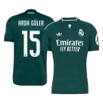ARDA GÜLER #15 Real Madrid Away Soccer Jersey 2026/27 Green - thejerseys