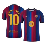 LAMINE YAMAL #10 Men Player Version Barcelona Home Soccer Jersey 2026/27 Red&Blue - thejerseys