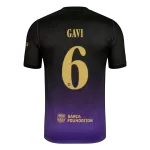 GAVI #6 Barcelona x Kobe Bryant Away Soccer Jersey 2026/27 Black/Purple- UCL - thejerseys