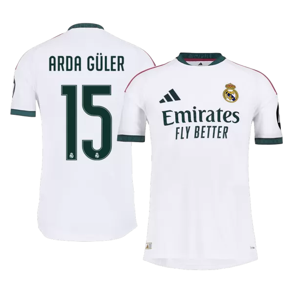 ARDA GÜLER #15 Player Version Real Madrid Home Soccer Jersey 2026/27 White - thejerseys