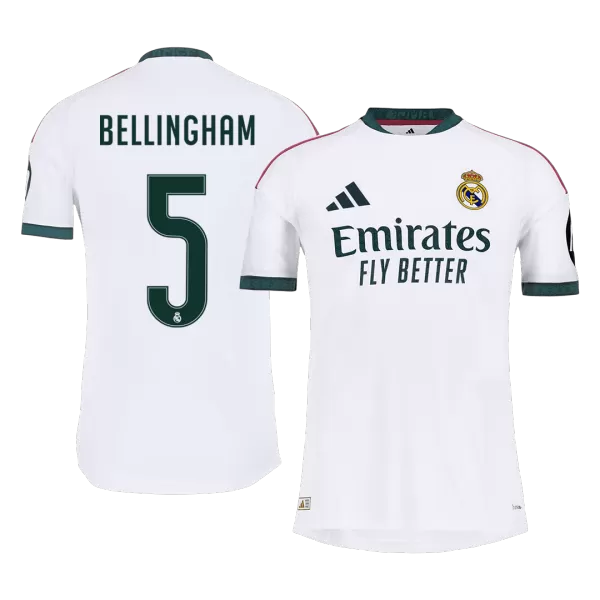 BELLINGHAM #5 Player Version Real Madrid Home Soccer Jersey 2026/27 White - thejerseys