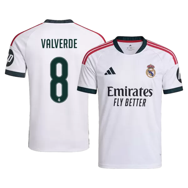VALVERDE #8 Real Madrid Home Soccer Jersey 26/27 White - thejerseys