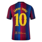 LAMINE YAMAL #10 Men Player Version Barcelona Home Soccer Jersey 2026/27 Red&Blue - UCL - thejerseys