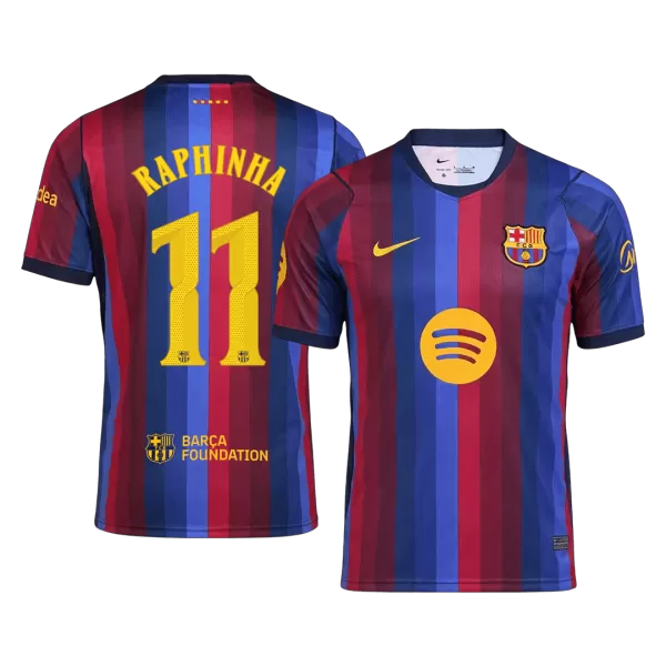 RAPHINHA #11 Barcelona Home Jersey 2026/27 - UCL - [Super Quality] - thejerseys